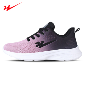 双星男女鞋飞织鞋情侣款2023春季透气百搭渐变色运动休闲鞋93172