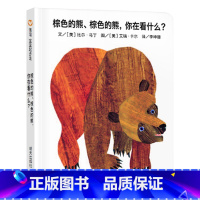 棕色的熊、棕色的熊,你在看什么? 纸板书 [正版]棕色的熊你在看什么信谊宝宝起步走纸板书适合0至3岁亲子阅读童书