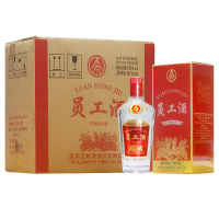 五粮液员工酒50度375ml*6瓶 浓香型白酒2017年