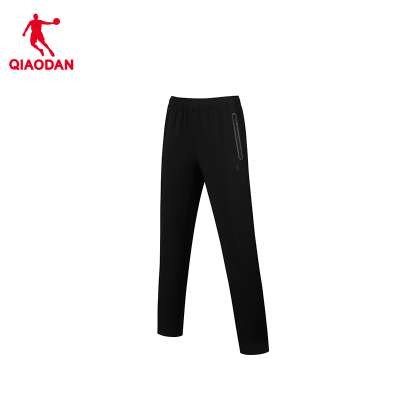 乔丹 女款梭织运动长裤速干透气运动服KYK32251153 黑色L/件