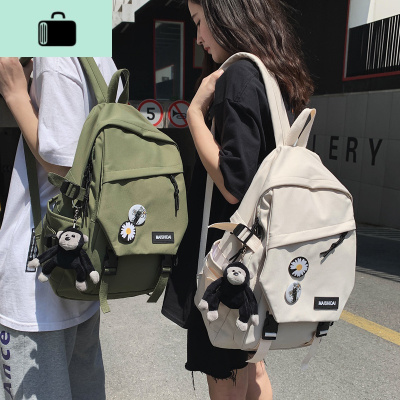 中学生书包女韩版高中初中生情侣潮流双肩包2020大容量背包男insNEW LAKE