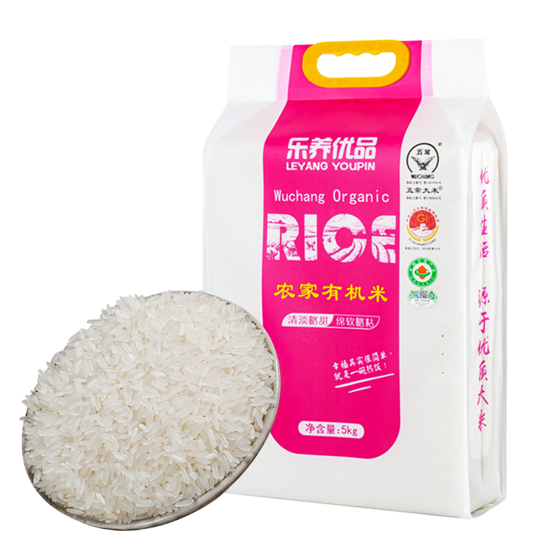 乐养优品 有机认证农家有机米 5KG