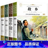 全套4册 鲁迅经典文集 [正版]故乡鲁迅原著人民文学出版社彩图的故乡六年级必读课外书籍阅读小学生上册散文学经典作品朝花夕
