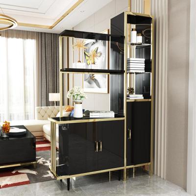 轻奢间厅柜玄关柜后现代客厅隔断柜简约现代酒柜双面鞋柜厅柜