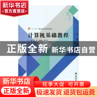 正版 计算机基础教程 黄琴,程新丽,廖梦虎主编 北京师范大学出