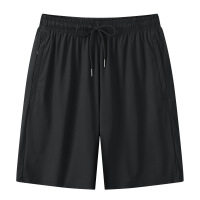 渔人船长大码运动裤男士夏季薄款冰丝速干裤跑步休闲裤宽松男裤五分裤