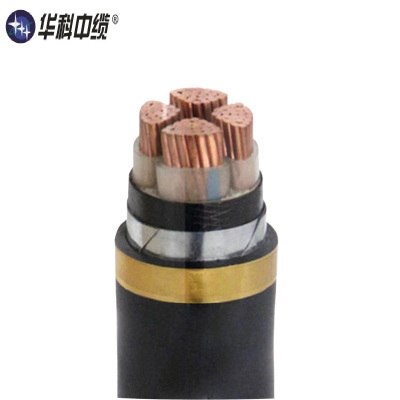 华科中缆铠装铜芯低压线YJV22-0.6/1KV-4*35/米