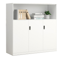 易企采 办公室文件柜铁皮柜资料柜档案柜储物柜财务凭证柜带锁矮柜子密码锁收纳柜