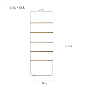 美帮汇 | 北欧简约毛巾架落地式免打孔不锈钢浴巾架子卫生间