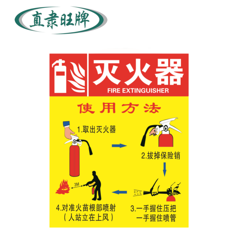 直隶旺牌 消防标识贴 款式备注 张