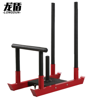 龙盾新大纲执勤分队连贯战斗体能训练器材 无轮雪橇车 红黑色