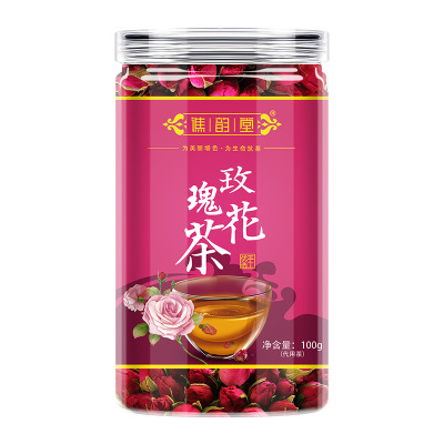 谯韵堂 玫瑰花茶100g/罐