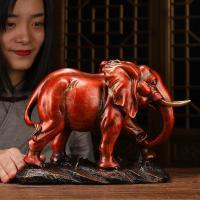 美帮汇铜大象摆件象一对吉象玄关家居客厅酒柜装饰工艺艺术品