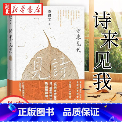 [正版] 诗来见我 李修文 著 第七届鲁迅文学奖得主 作家散文集 通过古典诗词叙写人生际遇 通过古今对话见证自我完成