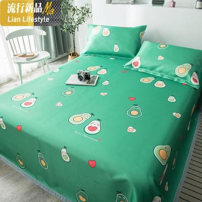 2020新款小清新冰丝凉席三件套夏季空调夏凉席子单双人床上用品 三维工匠凉席/凉枕