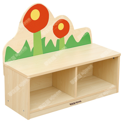华森葳儿童用品 花园系统单层双格柜
