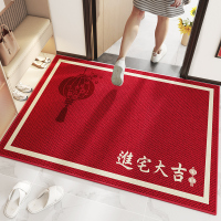 地垫入户门垫进门口红色喜庆脚垫家用简约垫子入门防滑玄关地毯