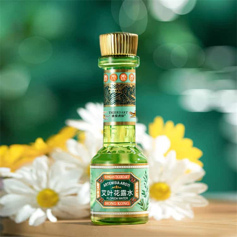 永安虎标 艾叶薄荷花露水185ml小瓶装 婴幼儿童蚊虫止痒清凉油风油精青草膏提神开车防困