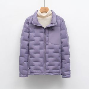 90绒新国标户外轻薄羽绒服女秋冬短款立领保暖上衣外套_282004