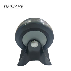DERKAHE 中型手推车聚氨酯轮 φ125×32(5寸) 定向款 个