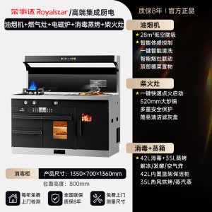 荣事达柴火集成灶家用农村新型柴火集成灶无烟一体十大名牌集成灶2361