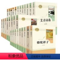 [九上2册]艾青诗选+水浒传 初中通用 [正版]初中必读名著人教版朝花夕拾西游记红星照耀中国昆虫记原著完整版无删减正