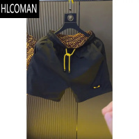 HLCOMAN原品]双面穿短裤2025新款百搭高端男款运动户外休闲两面穿五分裤