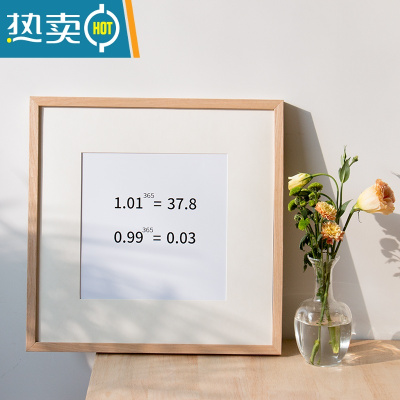 敬平字画装裱框外框国画书法框架实木相框正方形画框挂墙定制任意尺寸 原木色 放30*30cm