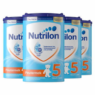 4罐|荷兰牛栏Nutrilon原装进口婴幼儿配方牛奶粉5段（2岁以上）800g/罐有效期至：22年7-9月