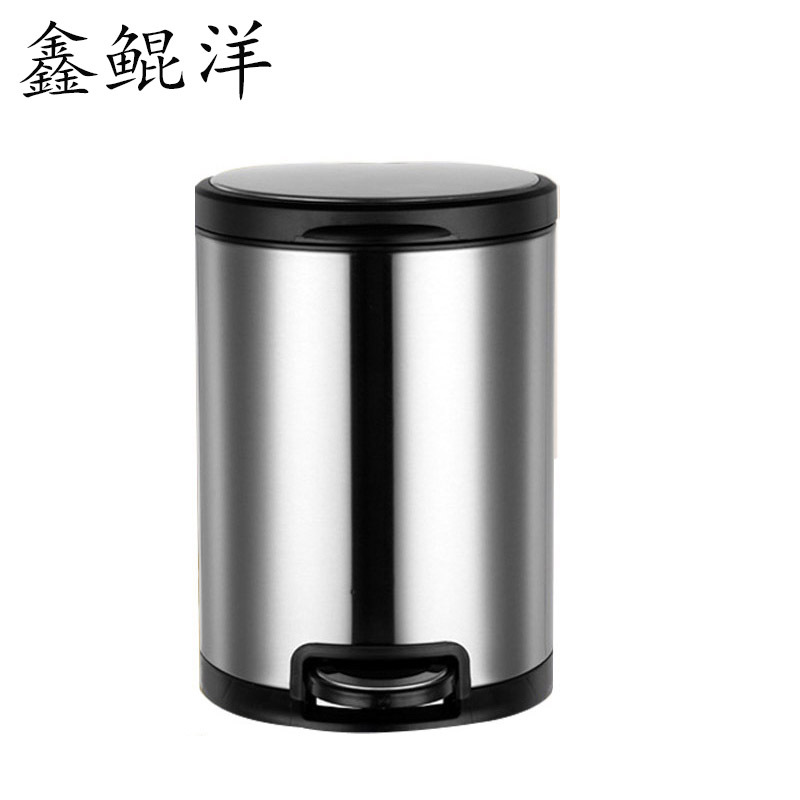 鑫鲲洋 不锈钢垃圾桶 8L 个