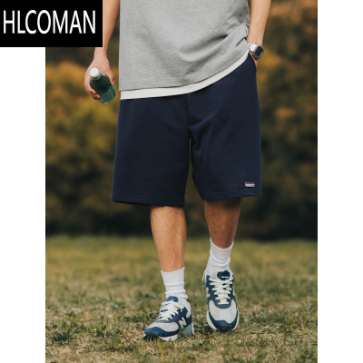 HLCOMANBDLS 日系卫裤夏季新款纯色工装短裤男宽松休闲薄款五分裤子男