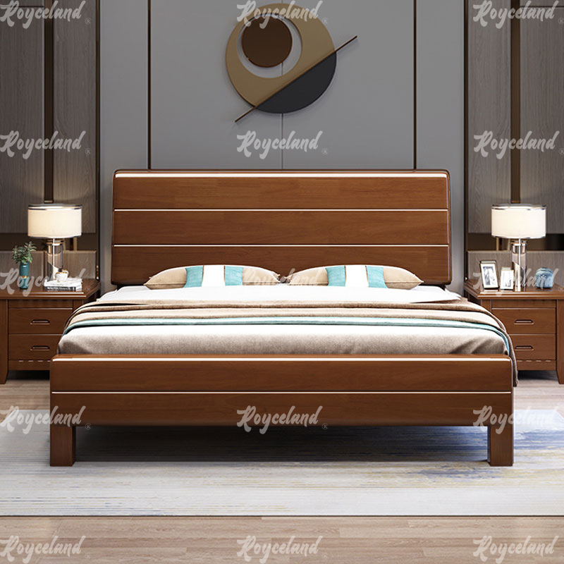 洛诗莲 (RoyceLand) 实木床宿舍家具1.8米双人床含两个床头柜 1800*2200*1100