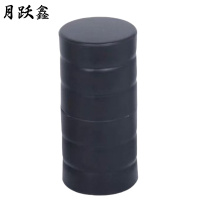 月跃鑫 门把手 直径38mm黑色拉手 个