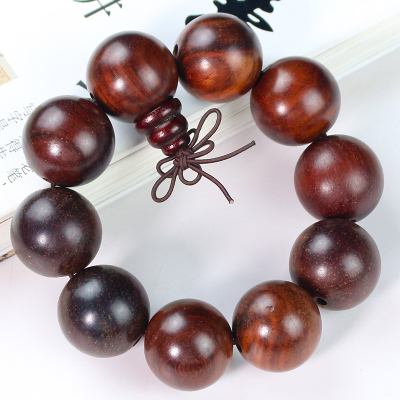 厂家批发老挝酸枝木手串文玩佛珠盘玩霸气25MM大颗粒男士沉水老料送女朋友老婆情人节七夕生日礼物