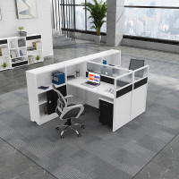 德诚和 屏风工位400款T字型双人位1400*2800*1200mmH 组