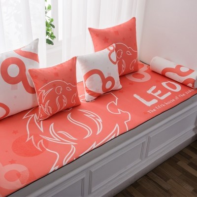 家柏饰(CORATED)北欧高密度乳胶飘窗垫窗台垫定做榻榻米阳台海绵垫沙发毯坐垫 狮子座 18cm飘窗垫