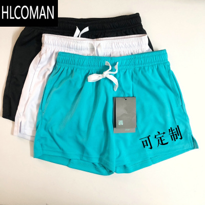 HLCOMAN跑步三分裤运动休闲健身马拉松跑团定制羽毛球透气速干短裤男夏季