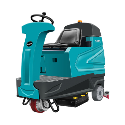 亚伯兰A800-1 铅酸款 双刷盘驾驶式全自动洗地机 工厂工业商用停车场机场高铁站车库环氧地坪水泥地洗地机