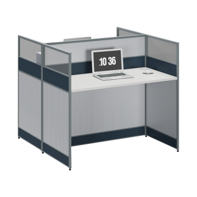 臻远ZYGW-020职员桌办公桌屏风工作卡位 对坐双人位