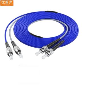 优普光铠装单模双芯光纤跳线FC-ST 5米/根