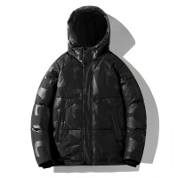 羽绒服男士白鸭绒保暖休闲外套秋冬季连帽羽绒男士宽松面包服