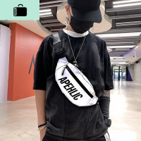 斜挎包潮牌ins运动小背包女男胸包反光单肩包手机包个生腰包NEW LAKE男士单肩包