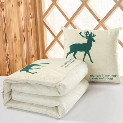 抱枕被多功能办公室汽车沙发两用靠垫卡通礼品抱枕被子