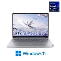 ThinkPad ThinkBook 16 4UCD 2026款16英寸大屏学生游戏娱乐商务办公笔记本电脑 2.5K高色域屏 UItra5-336H 32G内存 1TB固态
