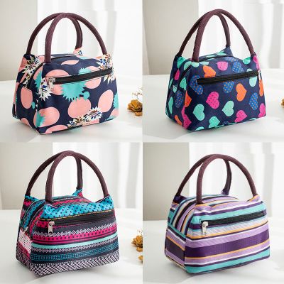 派尼美特手提包加厚布布包饭盒袋女包妈咪包收纳小方包女士防水带饭小拎包
