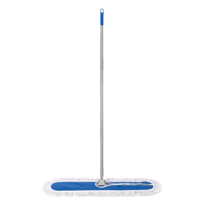 齐心 L252 大号不锈钢杆尘推 90cm 蓝 蓝色