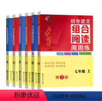 语文组合训练周周练[九年级] 初中通用 [正版]初中语文英语组合阅读周周练高分阅读七八九年级上下全一 册人教版同步练习册