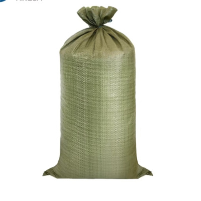 编织袋 加厚款军绿色 麻袋蛇皮袋搬家水泥沙子垃圾包裹打包袋抗洪防汛袋