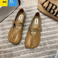 聚范法式复古玛丽珍单鞋女2024新款夏季百搭平底配裙子软底舒适豆豆鞋