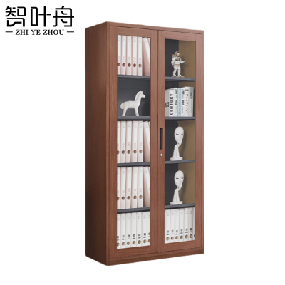智叶舟凭证档案柜通玻90*40*185cm台